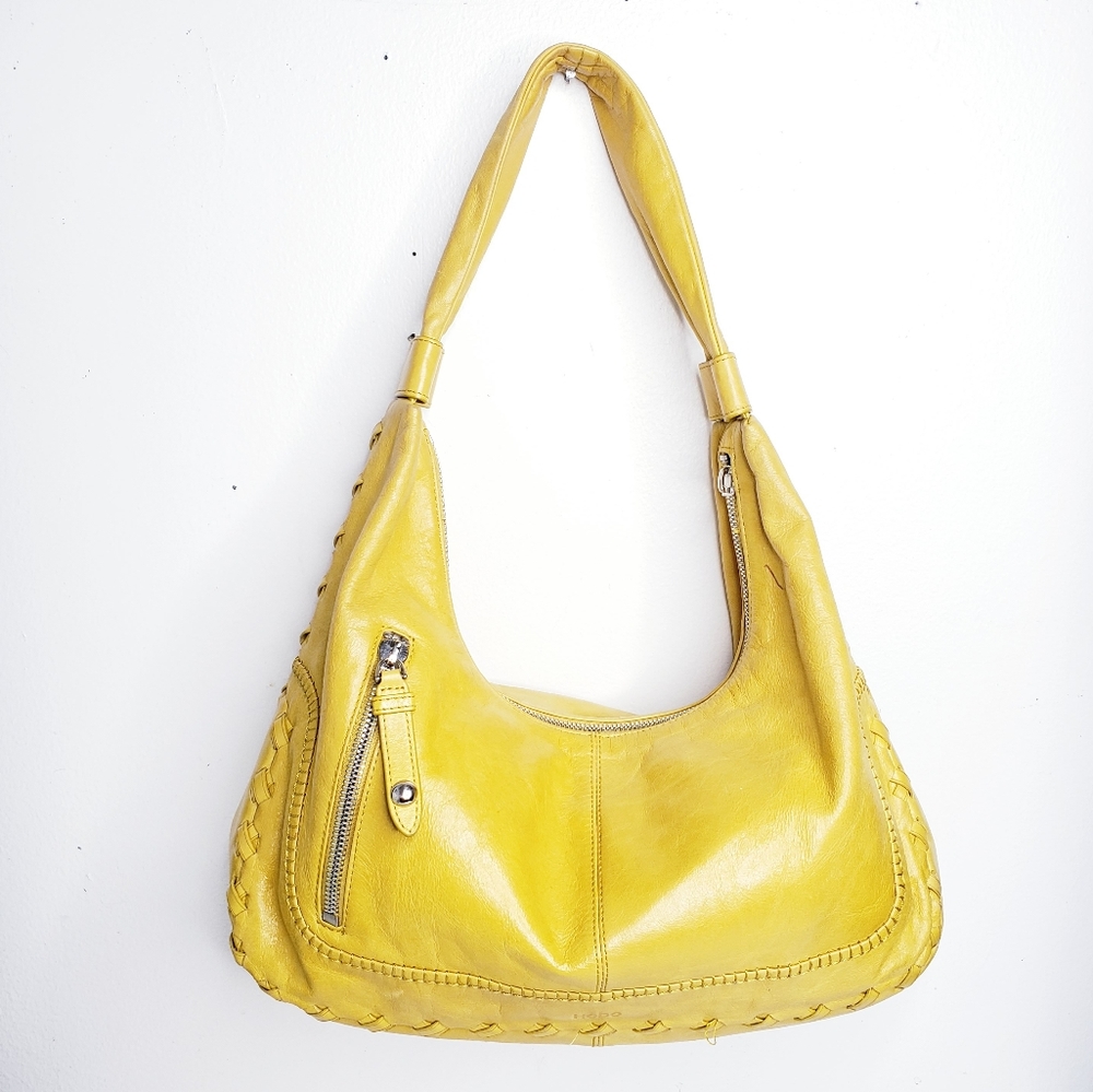 HOBO international yellow leather purse